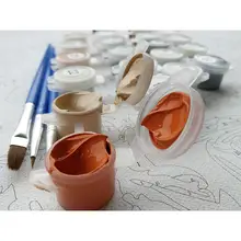 Colorful Lion Abstract Painting DIY #6