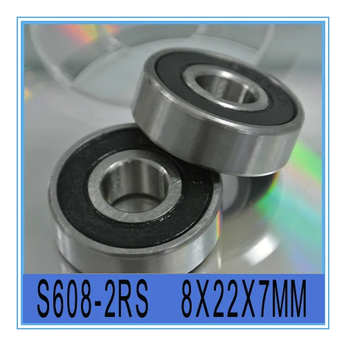 Excellent Quality(10pieces/lot)Stainless Radial Bearing  S608-2RS  8X22X7MM 608-2RS1,608-2NSL,608LLU,628-2RS1