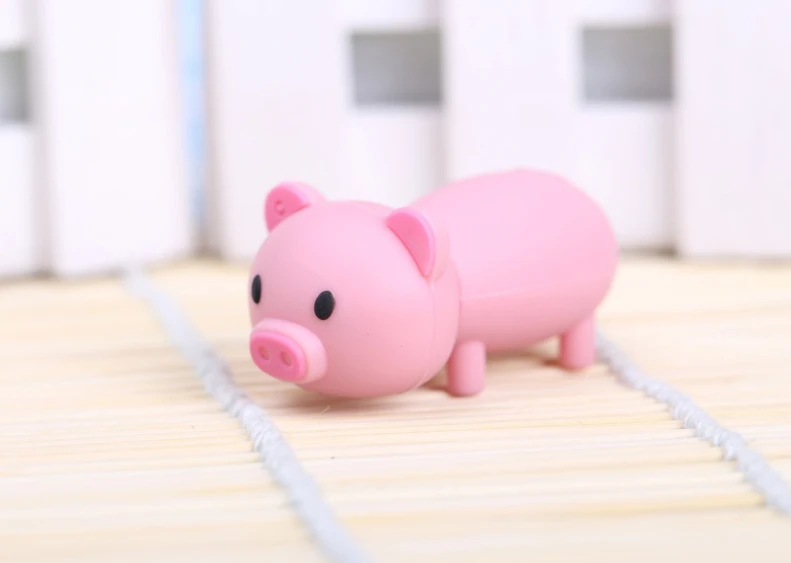 High Speed PenDrive Cartoon Cute Pig Usb Flash Drive Pen Drive 4G/8G/16G/32G/64GB U Disk Animal Memory Stick Real Capacity Gift