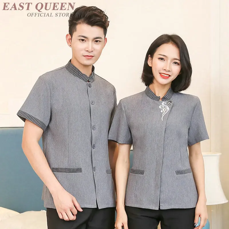 Housekeeping uniforms hotel supplies maid hotel cleaner uniform workwear cleaning service uniform waitress clothing DD1082 image 4