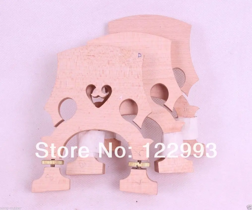 CELLO BRIDGE, ADJUSTABLE STYLE, FINE AGED MAPLE, 4/4,  FAST DESPATCH!    High quality 5  pcs