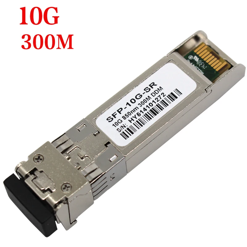 MMF SFP-10G-SR Fiber Optic Modules 10G SFP 850nm 300m with MMF SFP-10G-SR 1000BASE Optical fiber module for Cisco Compatible SFP