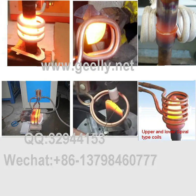 Induction coils for induction heating machine heating Knife saw blade U shape coils  Open coils