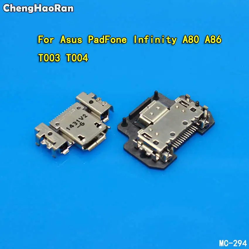 

ChengHaoRan 2pcs For Asus PadFone Infinity A80 A86 T003 T004 Charging Port,Micro USB Jack Socket Female Connector,USB Plug