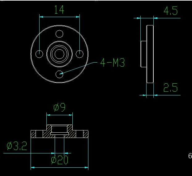 Gratis Verzending 10X25T Servo Arm Ronde Type Disc 25T Metal Hoorns Voor DS3218 DS3115 Futaba Hitec ace Robot