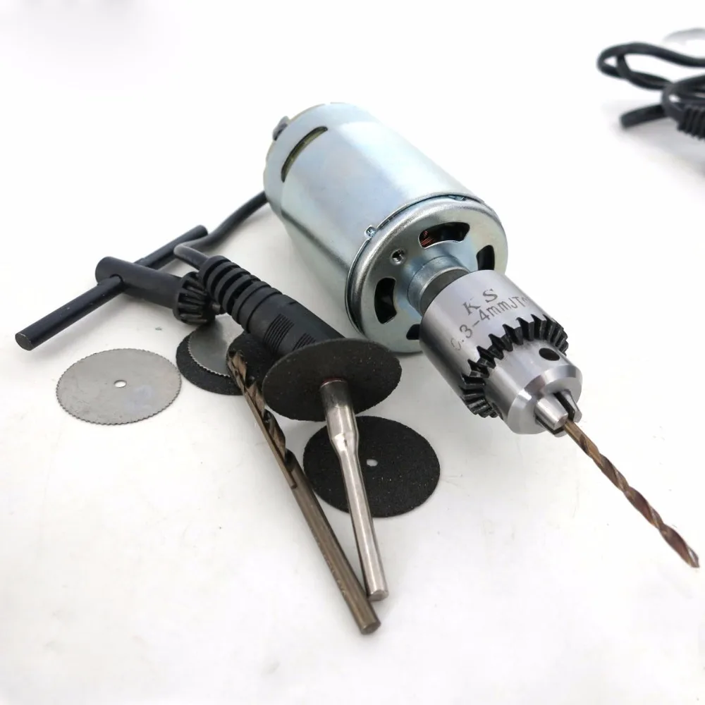 

DIY550 model drill, 12V micro DC drill, building model drilling tool, high speed motor drill