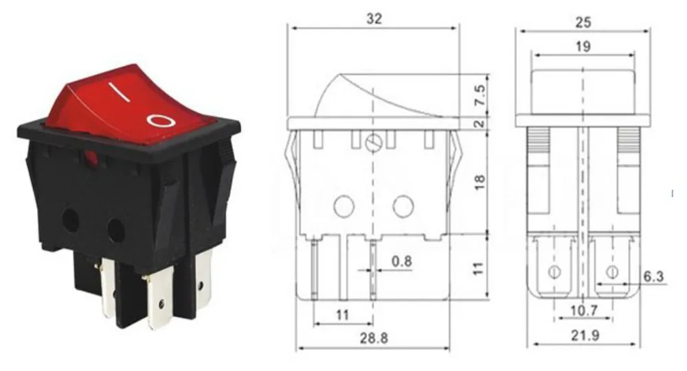 Switch4台その他 IP44 Dxz Sx Series Limit Switch of Tower Crane Spare Parts