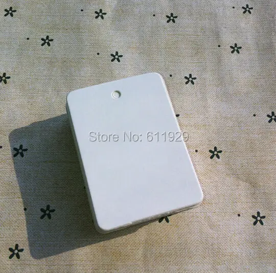 

Бесплатная доставка, 500 шт. в партии, пустые белые бумажные бирки 350 г/м2, x 5 см/искусственная кожа/бирка для одежды/Подарочная бирка для упаковки