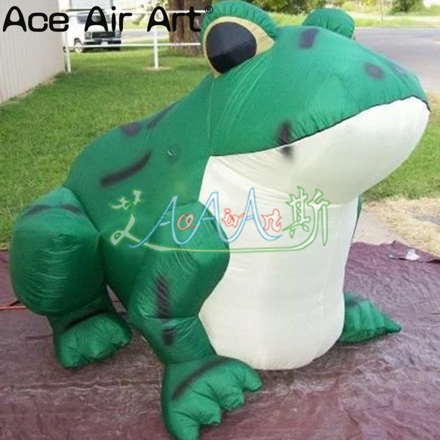 

Custom 2m long inflatable frog animal model for park/event/advertising decoraion