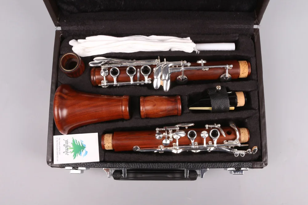 

CLARINET rosewood Bb Key 17Keys Nice Sound nickel Plated Rosewood clarinet