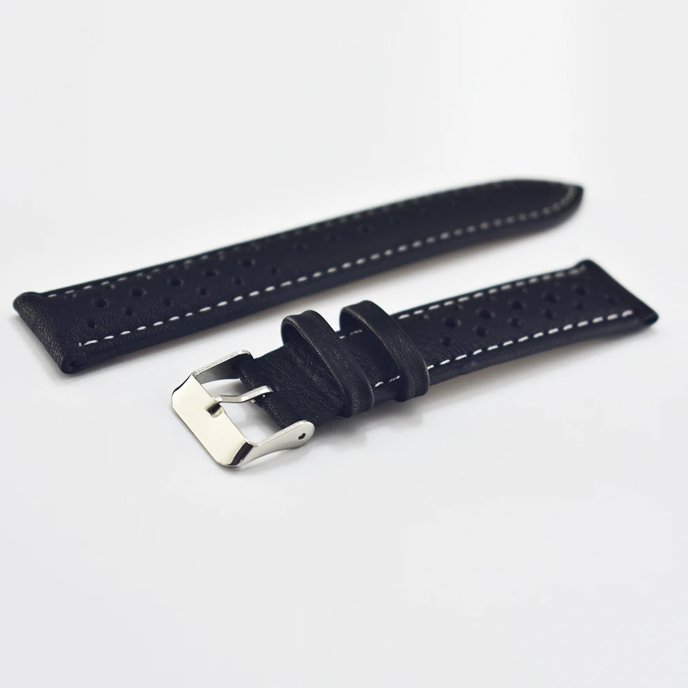 Watch Band Genuine Leather Straps 18mm 20mm 22mm 24mm Watch Acessories Klittenband Men High Quality Watchbands