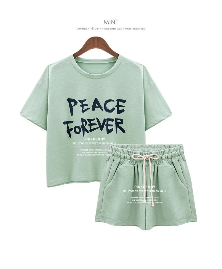 

Women's Sets Short Sleeve T Shirt Tops And Shorts Sweat Suits Women Summer Tracksuits Runway Outfit Two Piece Sets Sporting Suit