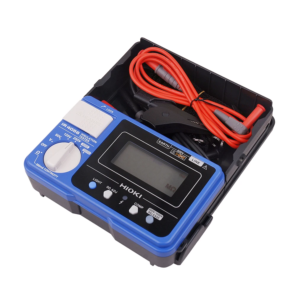 Original Hioki IR4056-20 Resistance Tester High Precision 5-Range 50 to 1000V Digital Insulation & Continuity Electronic Tester