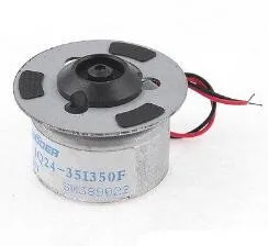 JQ24-35I350F 24mm Base DC 4.2V VCD DVD Player Mini Motor Silver Tone w Metal Tray for Auro Car