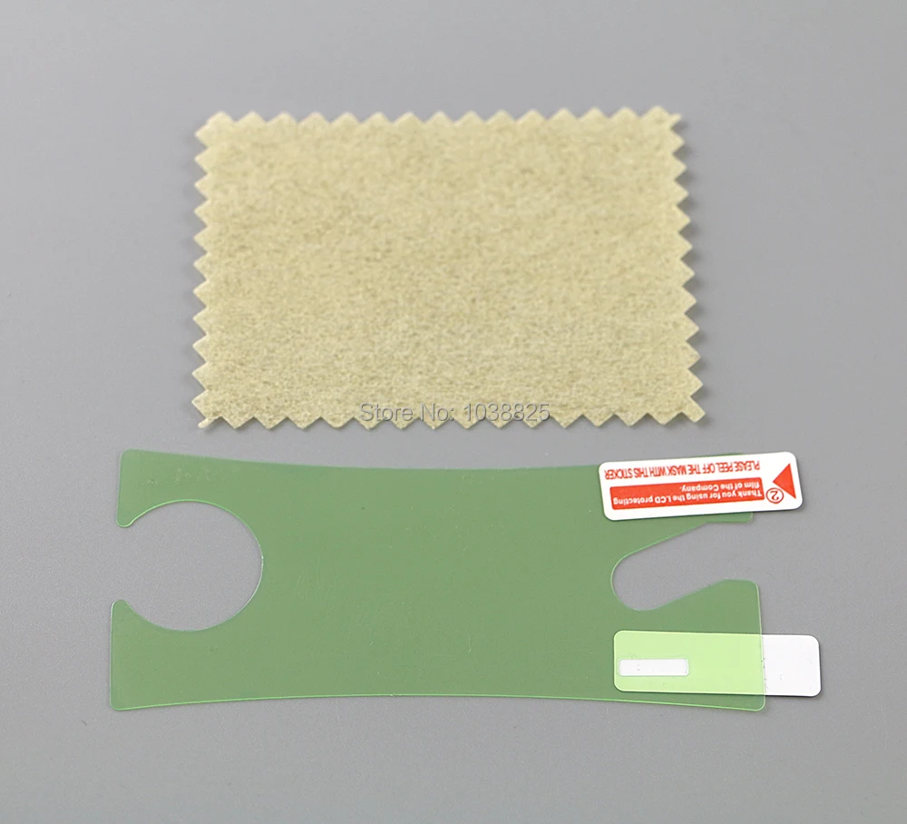 60 conjuntos para gameboy micro protetor de tela transparente capa filme protetor de tela lcd + pano limpo para gbm