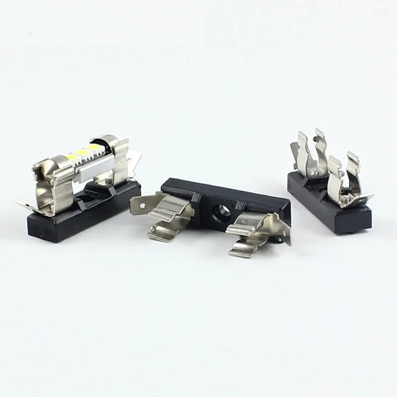 Rockeybright 10-200pcs led C5W 31mm 36mm adapters socket festoon 31mm-36mm license lamp dome reading light led lamp holder base