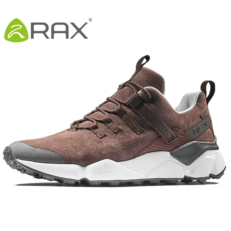 

RAX 2017 New Men's Suede Leather Waterproof Cushioning Hiking Shoes Breathable Outdoor Trekking Backpacking Travel Shoes For Men