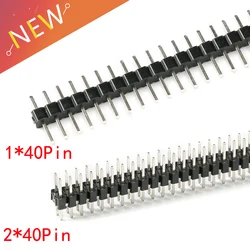 10PCS/Lot 2.0mm Pitch 2.0 Single / Double Row Male Pin Header 1x40P  2x40p 2.0mm male pin header copper connector
