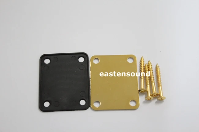 Gold guitar neck plate