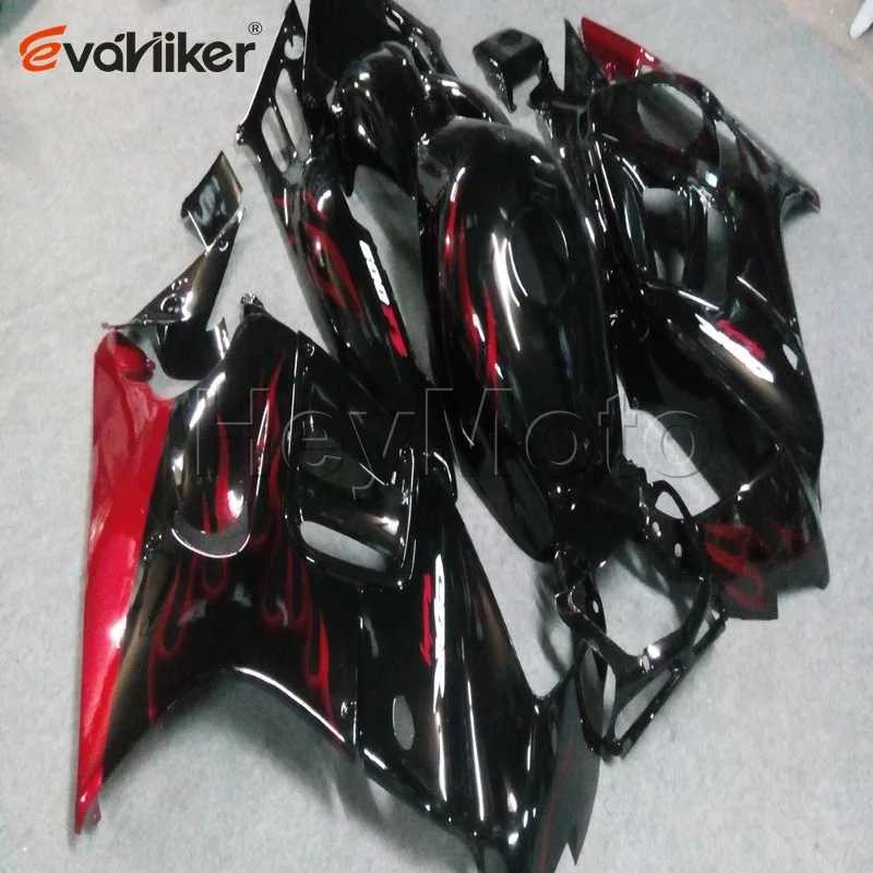 

ABS Plastic Bodywork Set for CBR600F3 1995 1996 CBR 600 F3 95 96 red flames ABS Plastic motorcycle fairing order