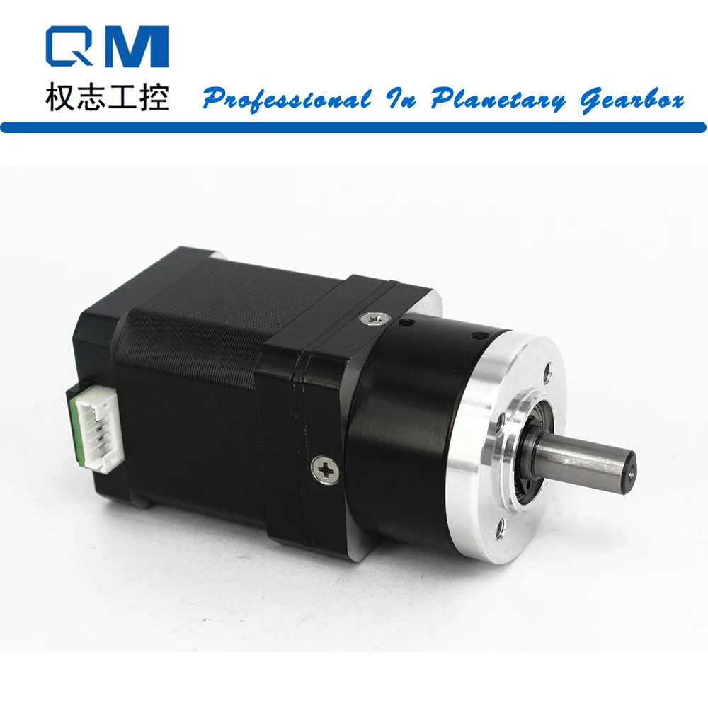 Stepper Motor NEMA 17 L=48mm Planetary Gearbox Metal Gear ratio 3:1 15 Arcmin CNC Robot Pump