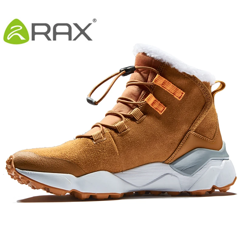 RAX Women\'s Hiking Boots Winter Snow Boots Women Outdoor Hiking Shoes Trekking Warm Anti-slip Shoes  Women Climbing Boots