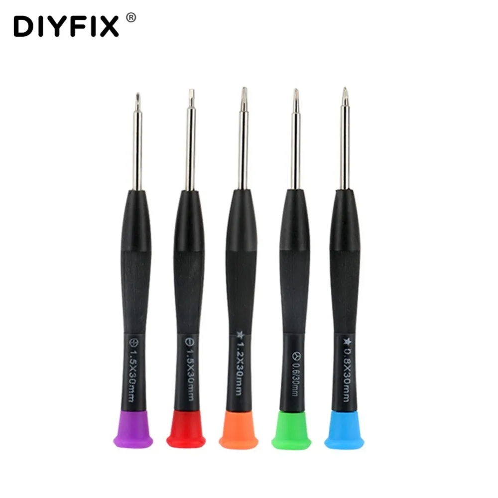 1Pc Magnetic Precision Screwdriver P2 P5 Pentalobe 1.5 Flat Head 1.5 Cross 0.6 Y Tip for iPhone XS Max XR Open Disassemble Tools