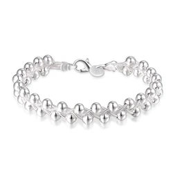 factory direct new high quality Wedding cute silver color fashion pretty  beautiful women retro Grapes bracelet LH002