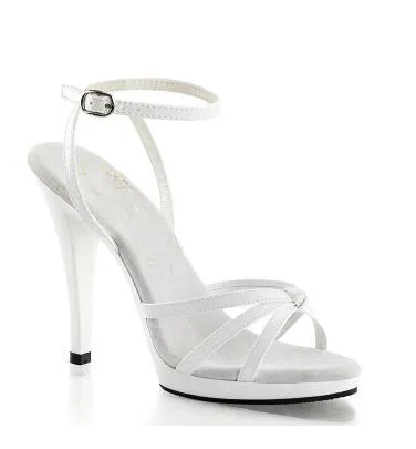 

Carpaton Summer New Style women's fashion sandals nightclub sexy performance super thin high heel sandals red white and black