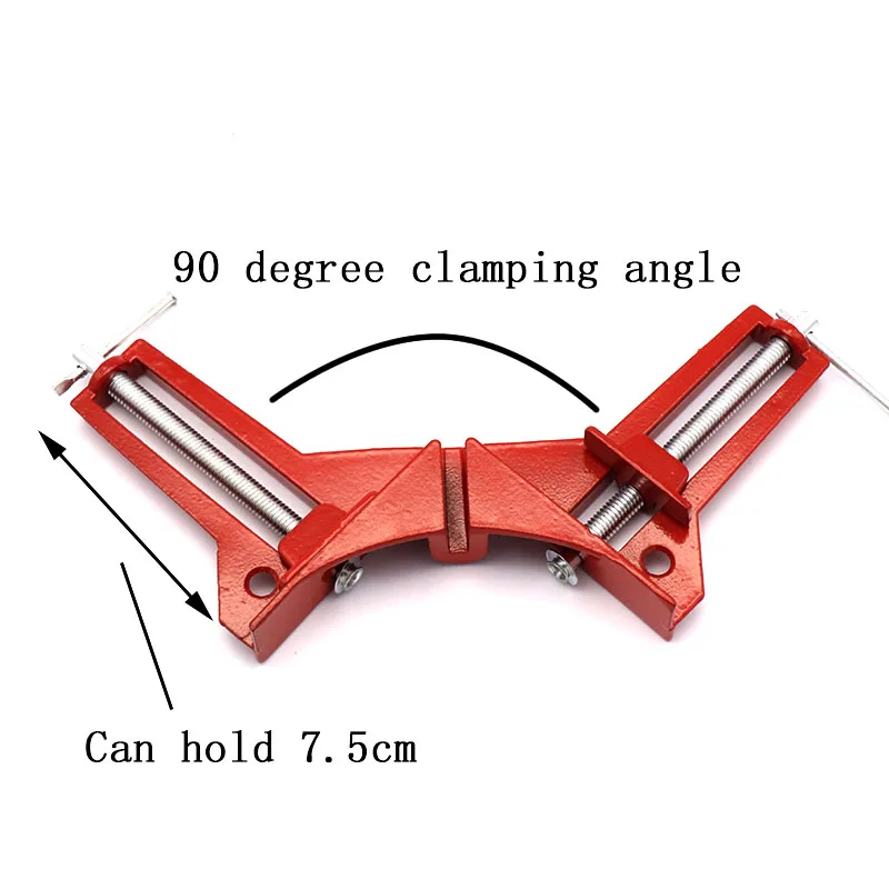 Pinza angolare multifunzione da 90 gradi con Clip ad angolo retto morsetto angolare da 0 a 78mm morsetti angolari supporto angolare utensili manuali per la lavorazione del legno