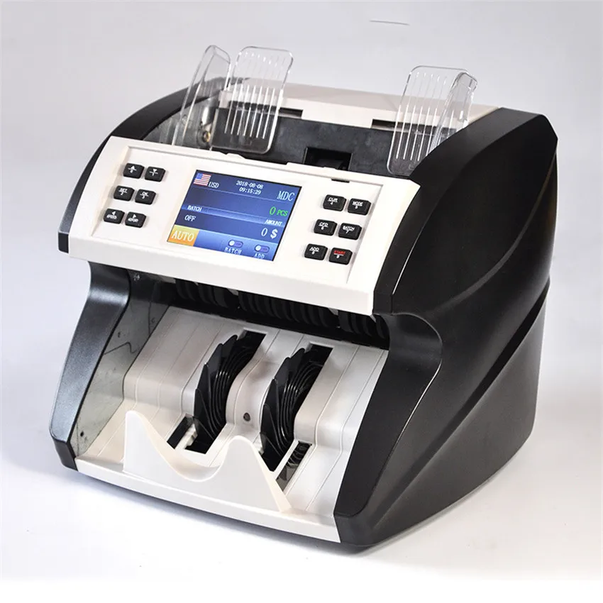 FT-500 Automatic Currency Counter Machine Cash Money Counter Currency Detector MDC/SDC/CNT Model UV MG IR Counterfeit Detector