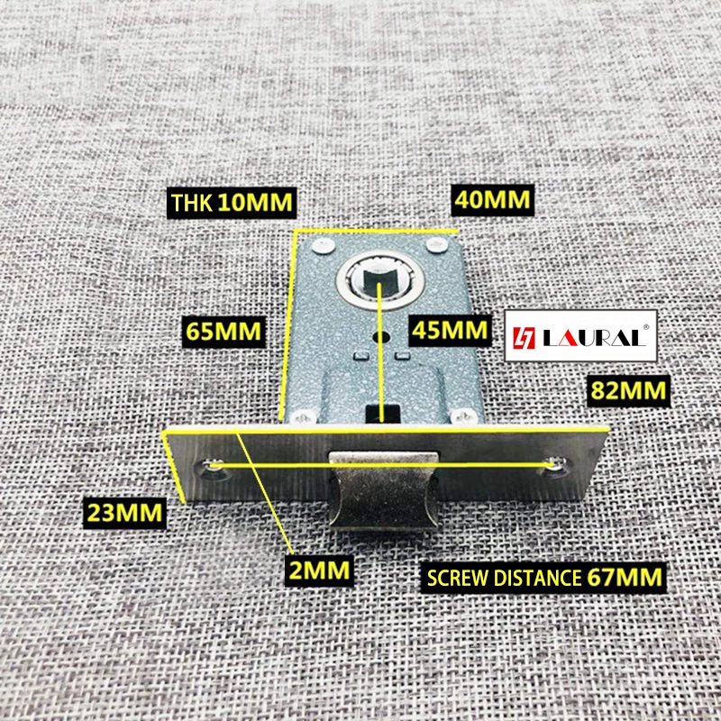 Badkamer Passage Binnendeur 50mm Enkele Tong Lager Slot Case Hardware Deur Accessoire Slot Lichaam