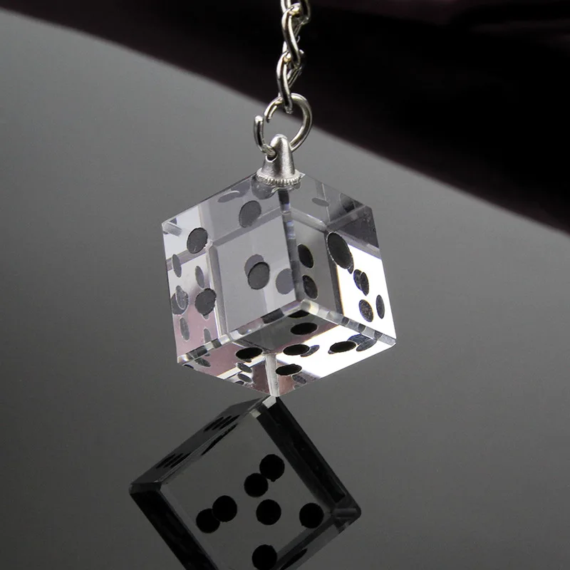 Imagem -02 - Coleção de Cristal Dice Keychain Las Vegas Temático do Batismo do Bebê Favores do Chuveiro do Bebê Favores e Presentes do Casamento Za3733 50 Pcs