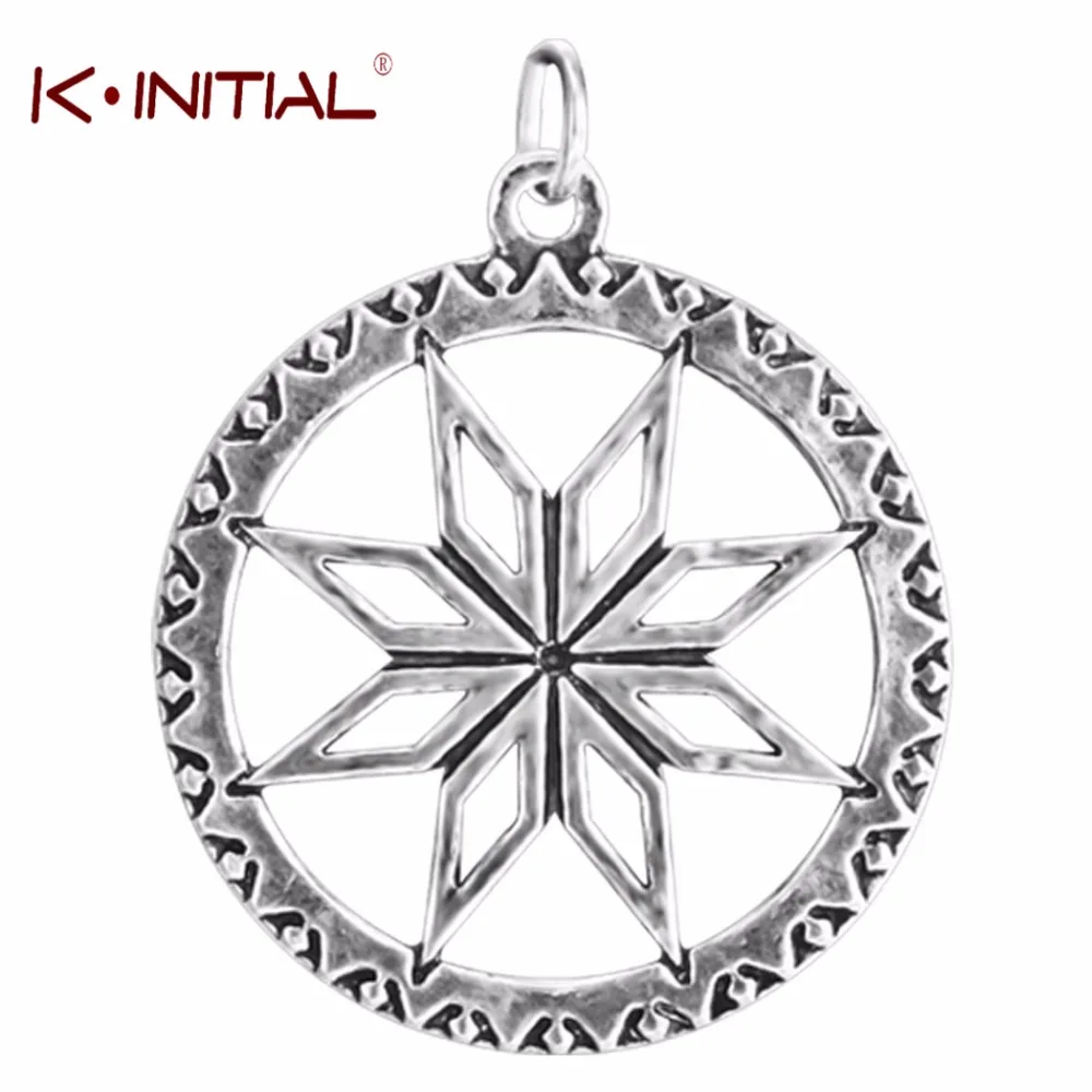 Kinitial Alatyr Slavic Charms Pendant Jewelry Making Perun Protect God Runes Family Success Sun Good Pendants Accessories