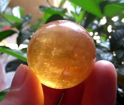 1pc Natural iceland spar Quartz sphere quartz Crystal Ball reiki Healing 40mm