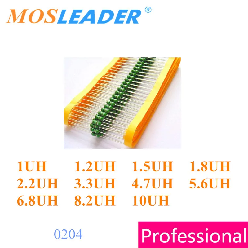 

Mosleader 4000 шт 10% 0204 1UH 1.2UH 1.5UH 1.8UH 2.2UH 3.3UH 4.7UH 5.6UH 6.8UH 8.2UH 10UH 1/6W AL0204 DIP цветные кольцевые Индукторы