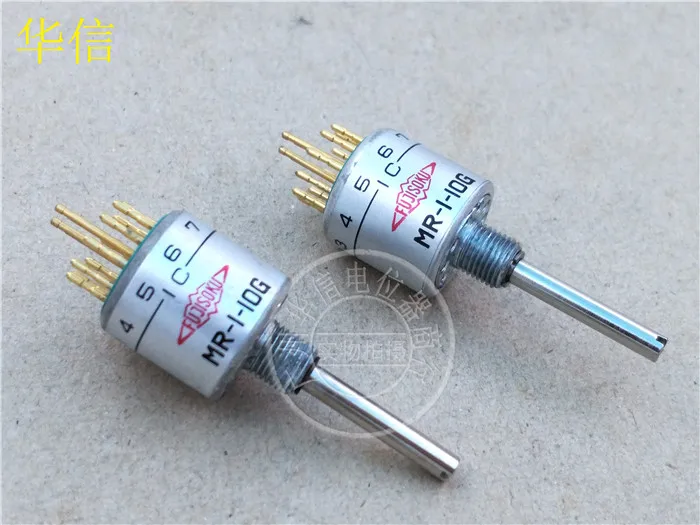 

Original new 100% MR-1-10G MR-I-10G change-over switch 1 knife 10 gear band switch commutation switch