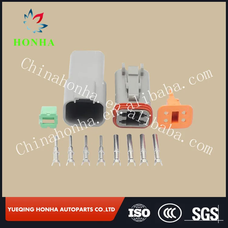 5Sets Kits DT06-4S DT04-4P 4Pins Male Female Electrical Wire Connector Plug Amphenol Deutsch DT Series Enhanced Seal Waterproof