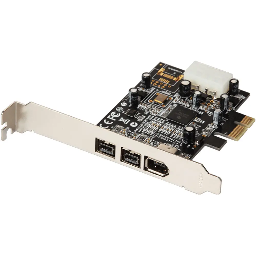 PCI express 2 Ports 1394B + 1394A Card PCI-e to external Firewire 800 IEEE 1394