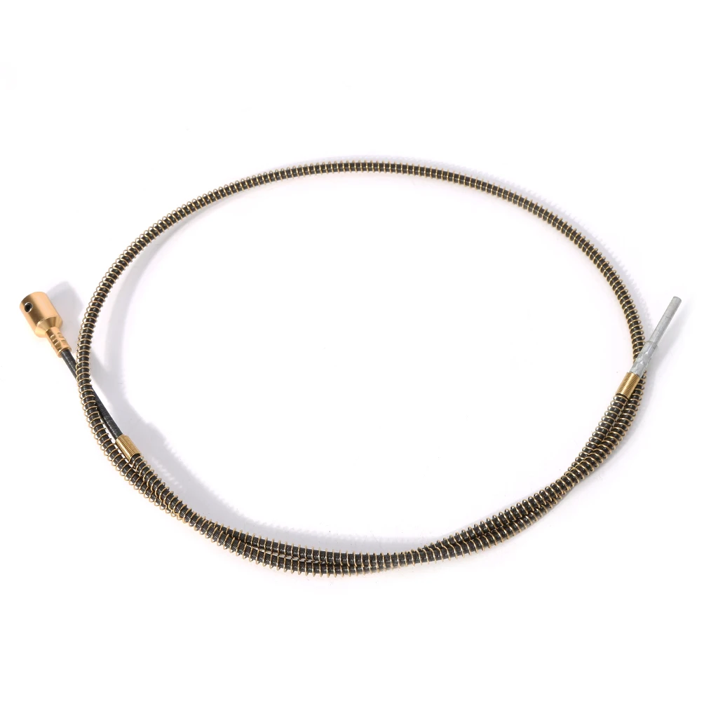 Cable de tubo de Metal tipo Pin recubierto con resorte, para amoladora rotativa Dremel, eje Flexible, gran valor, 98cm, 1 ud.