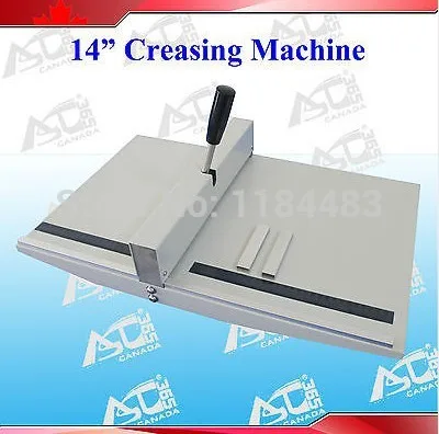 

Manual 14" Paper Scoring Creasing Machine Scorer Creaser +2 Magnetic Blocks