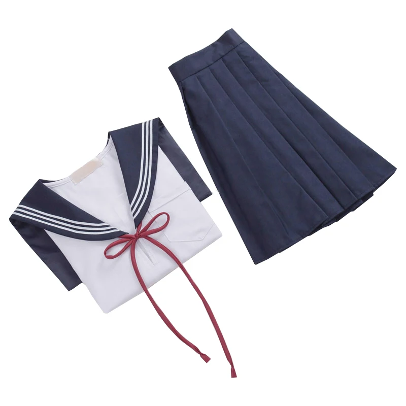 Ensembles d'uniforme scolaire japonais JK pour filles, nouveaux uniformes d'école brodés Sakura d'automne pour femmes, nouveaux costumes de marin