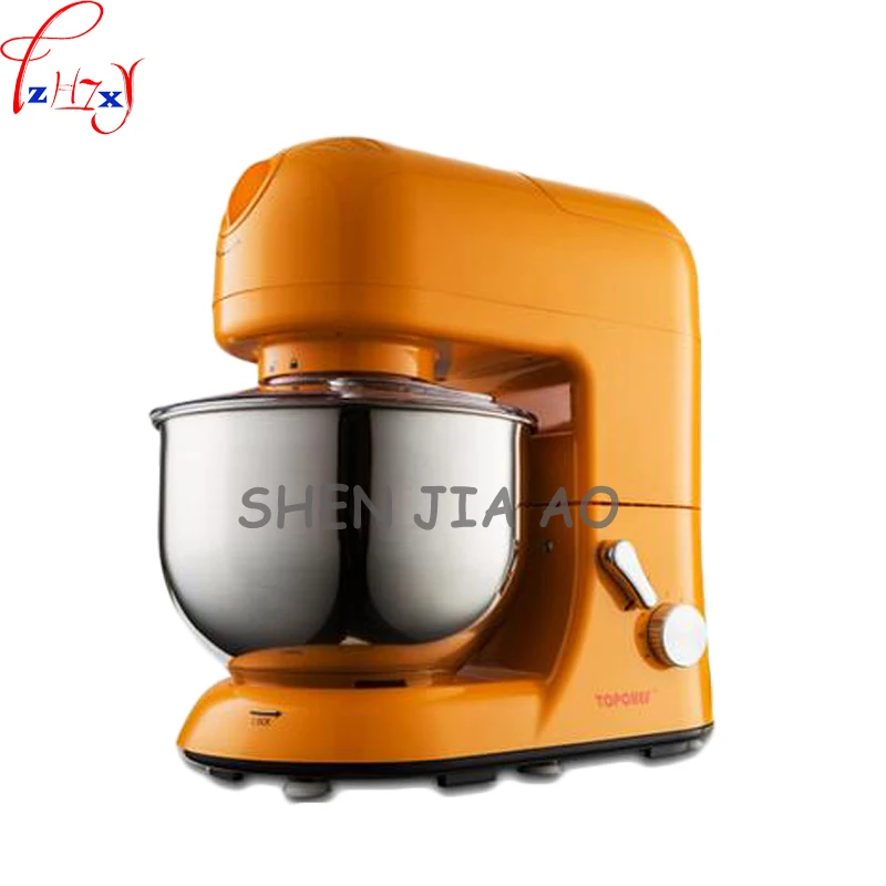 1 قطعة 220V المنزل متعددة الوظائف الشيف آلة 5L كبيرة قدرة خلط عاء و سطح المشوي اللحوم خلط طحن عصير آلة