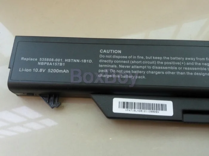 4400mAh laptop battery for Hp 591998-141 593576-001 HSTNN-1B1D HSTNN-IB89 HSTNN-OB89 NZ375AA ProBook 4510s 4515s 4710s