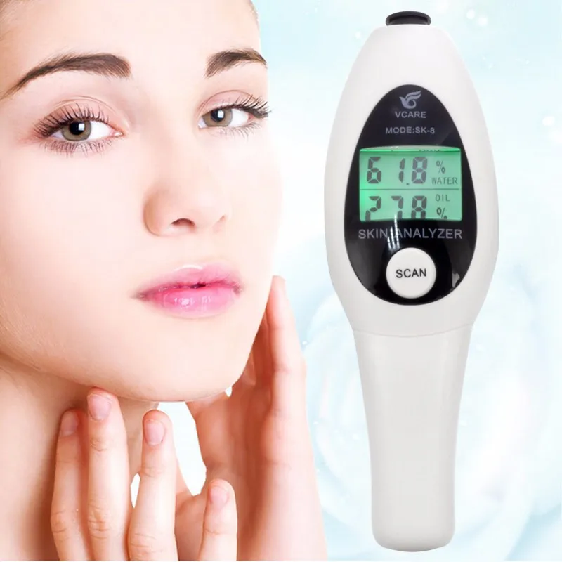 

skin Water content Oil content Test pen Water and oil content Tester Face tester Skin moisture detector