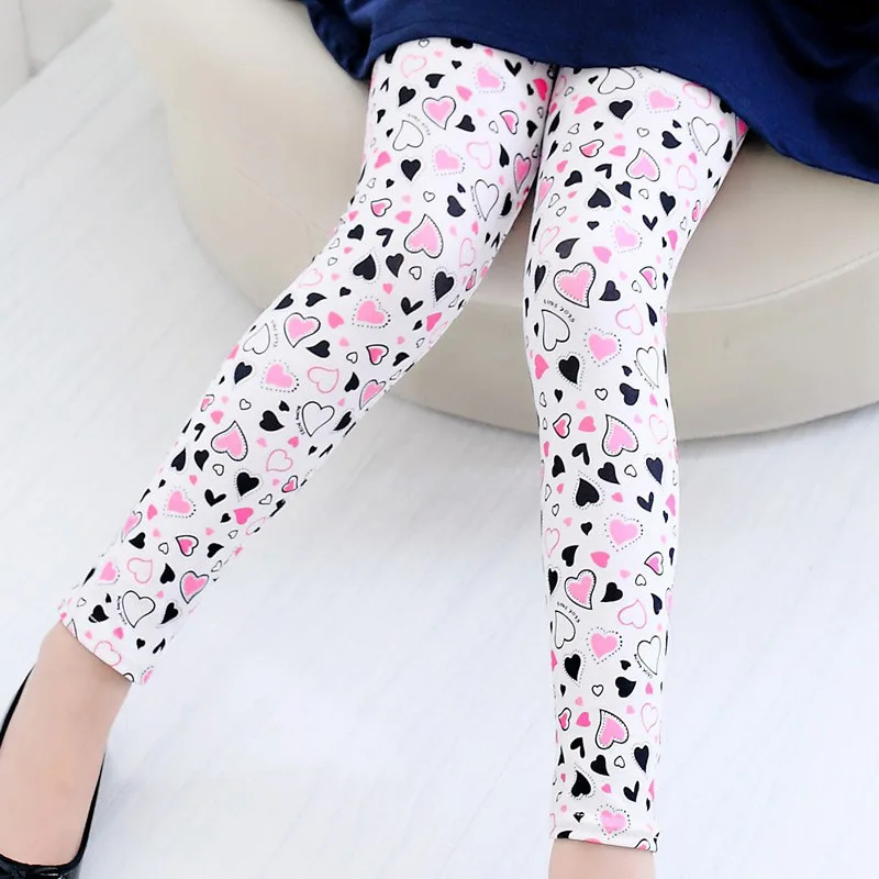 New Style Spring Autumn Children Leggings Flower Butterfly girls pants kids legging