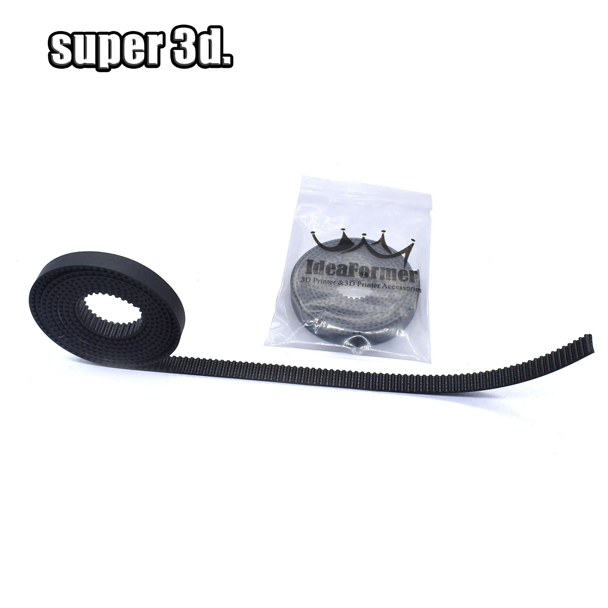 For 6/10mm Timing Pully 3D printer moving parts 1meter open timing belt rubber belt 2GT/GT2