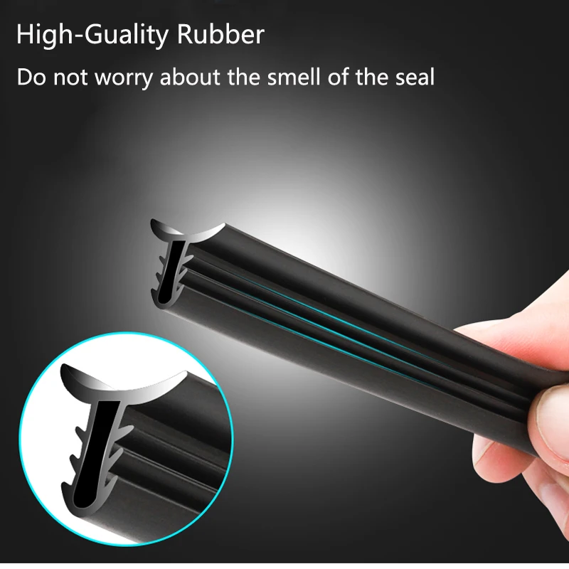 Car Soundproof Rubber Seal Dashboard Sealing Strip Styling Sticker For Audi A3 A4 A5 A6 A7 A8 B6 B7 B8 C5 C6 TT Q3 Q5 Q7 S3 S4