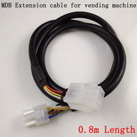 0.8 Meter length Male to femail connector MDB harness extension cables MDB wires for vending machine