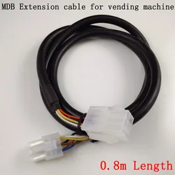 0.8 Meter length Male to femail connector MDB harness extension cables MDB wires for vending machine